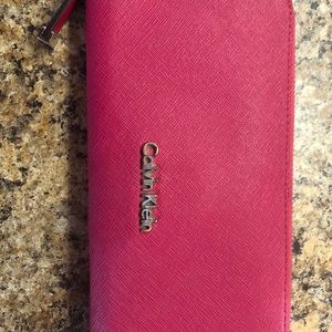 Pink Calvin Klein Wallet